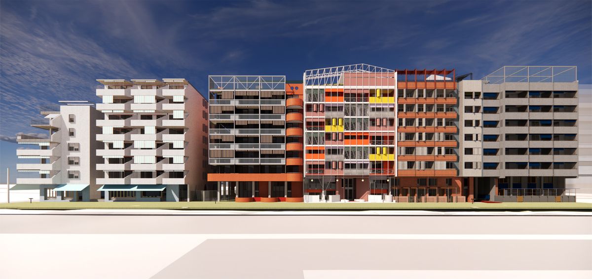 Fivebuilding Nightingale complex proposed for Melbourne's Brunswick