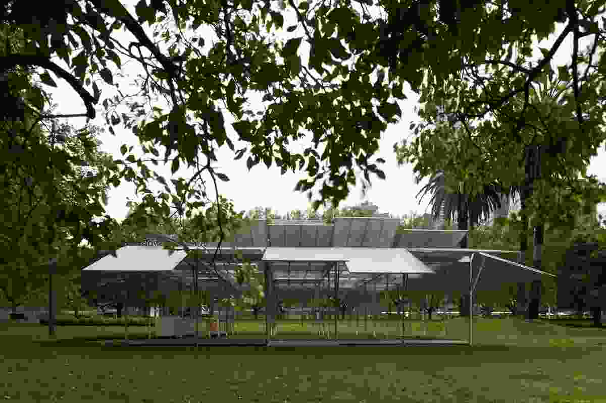 Sean Godsell Architects' design for the inaugural MPavilion.