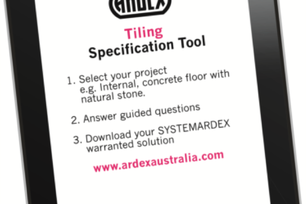New specification tool from Ardex Australia