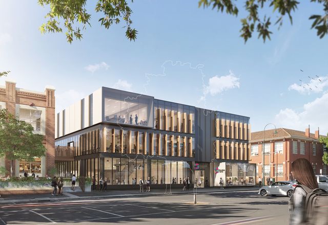 The revitalization of Bendigo TAFE’s city campus, designed by Architectus and Six Degrees Architects.
