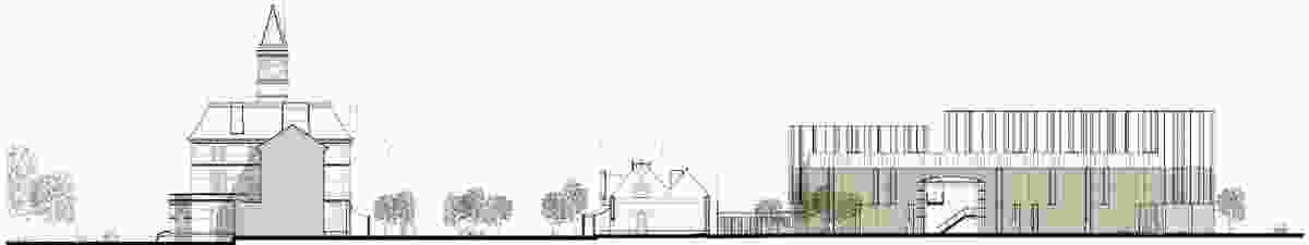 Plan of Adelaide Studios by Grieve Gillett and Cox Richardson in association.