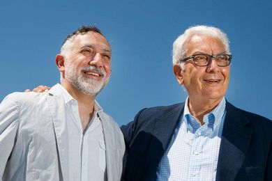Hashim Sarkis (left) and Paolo Baratta (right).