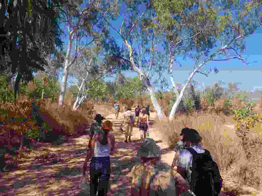 Walking the Lurujarri Dreaming Trail allows participants to experience the area’s landscape, unmediated by conventional frameworks.
