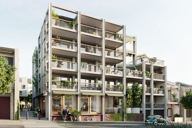 In 2019, Redfern Co-operative Housing, designed by Andy Fergus, was a winner in the City of Sydney’s Alternative Housing Ideas Challenge. Render: Tom Reynolds