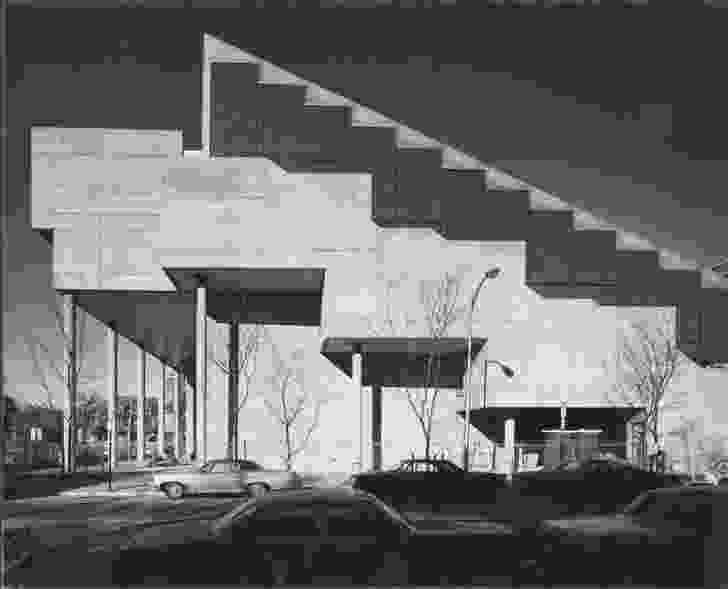 Gund Hall by John Andrews, 1968-72.