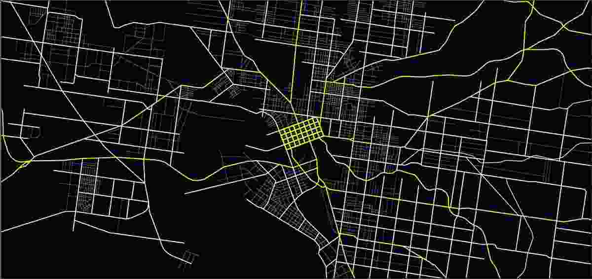 Melbourne’s arterial road network.
