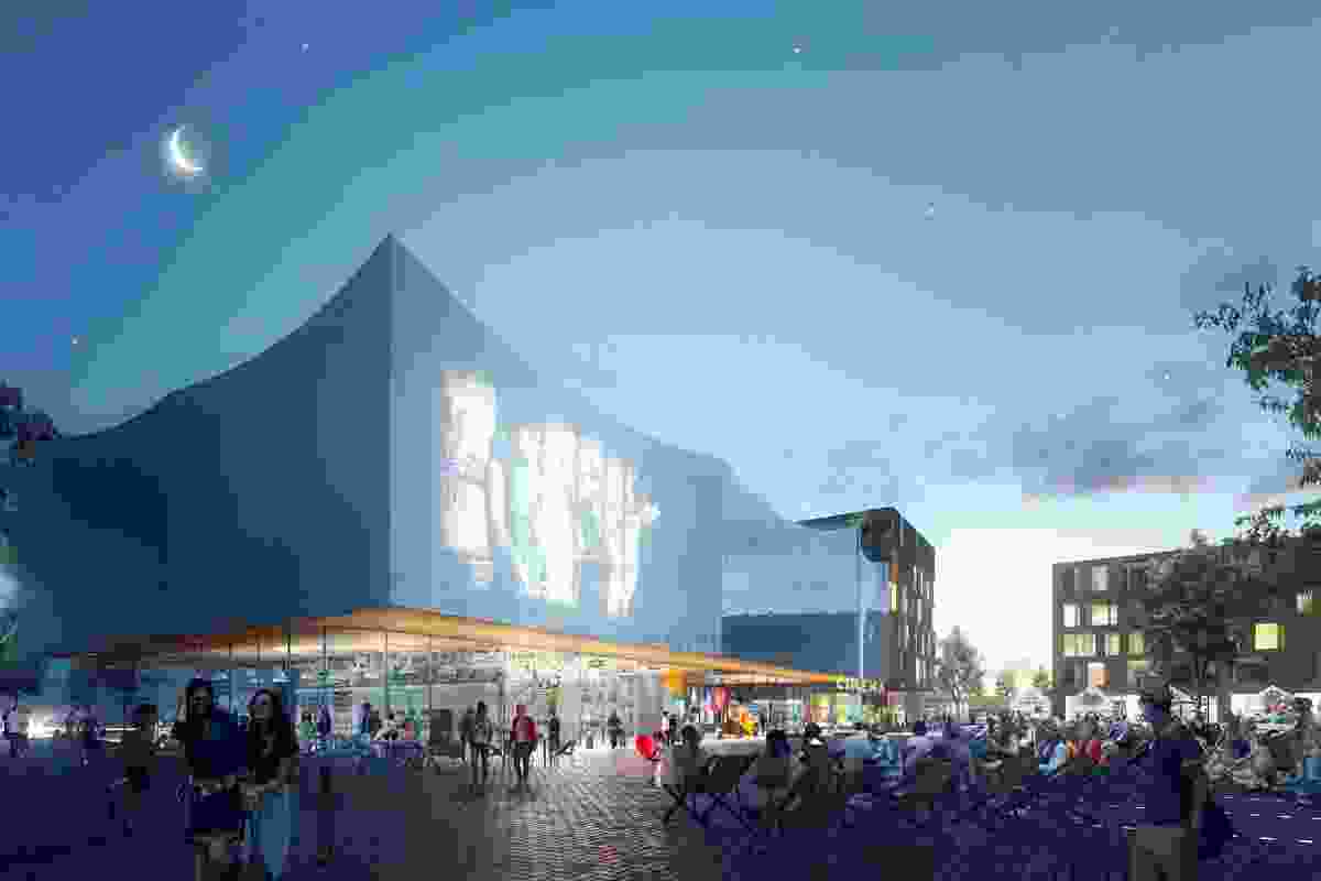 Proposed cinema in Queanbyean by Stewart Hollenstein and Stewart Architecture.
