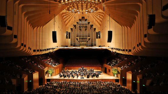The existing Sydney Opera House Concert Hall, to be redesigned by ARM Architecture.