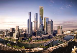 The revised design for Southbank by Beulah, designed by UN Studio and Cox Architecture.