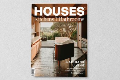 Houses: Kitchens + Bathrooms 18. Cover: Camillo House 
by Blair Smith Architecture and Clare Hillier.