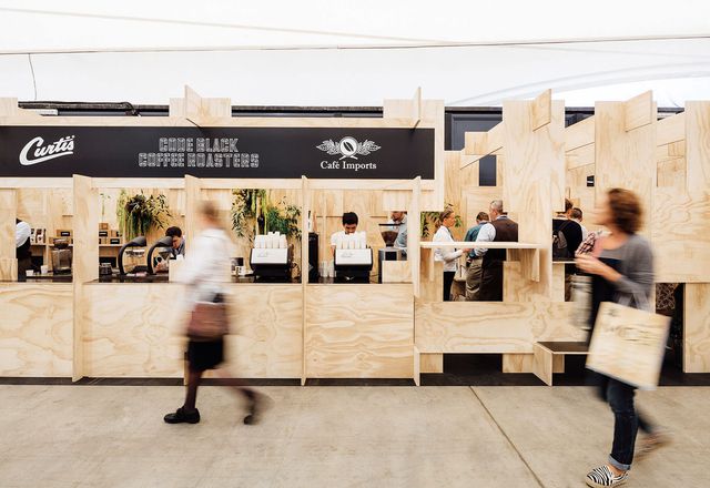 Code Black – Melbourne International Coffee Expo (Flemington, Vic) by Zwei Interiors and Architecture
