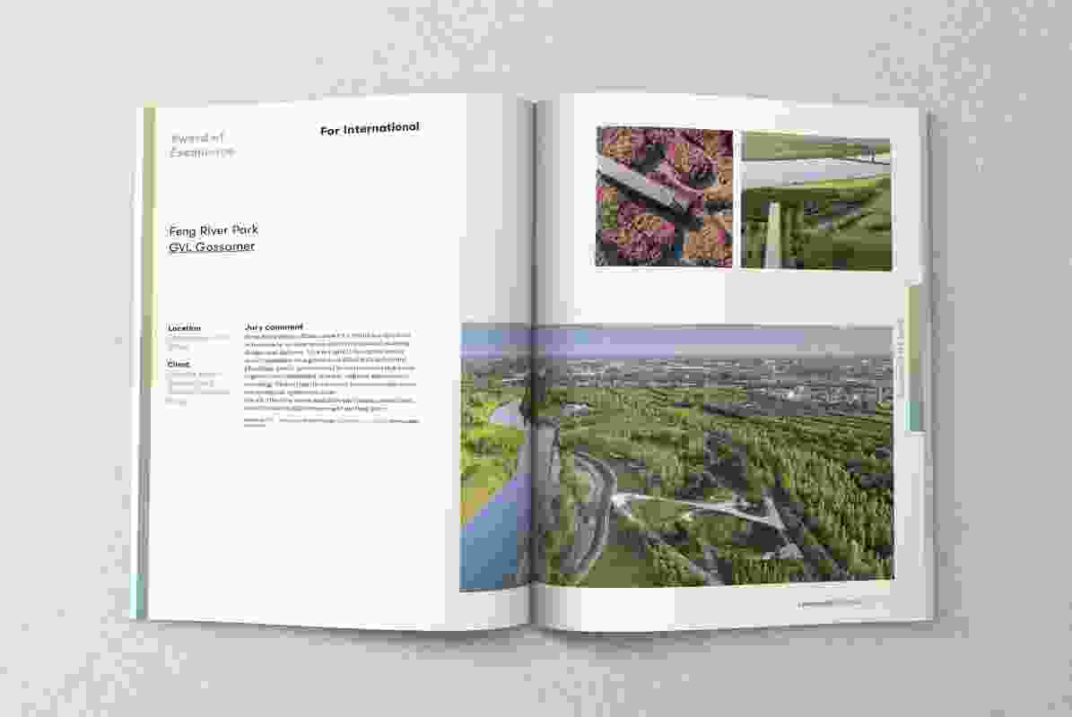 A spread from the pages of the November 2020 issue of Landscape Architecture Australia.