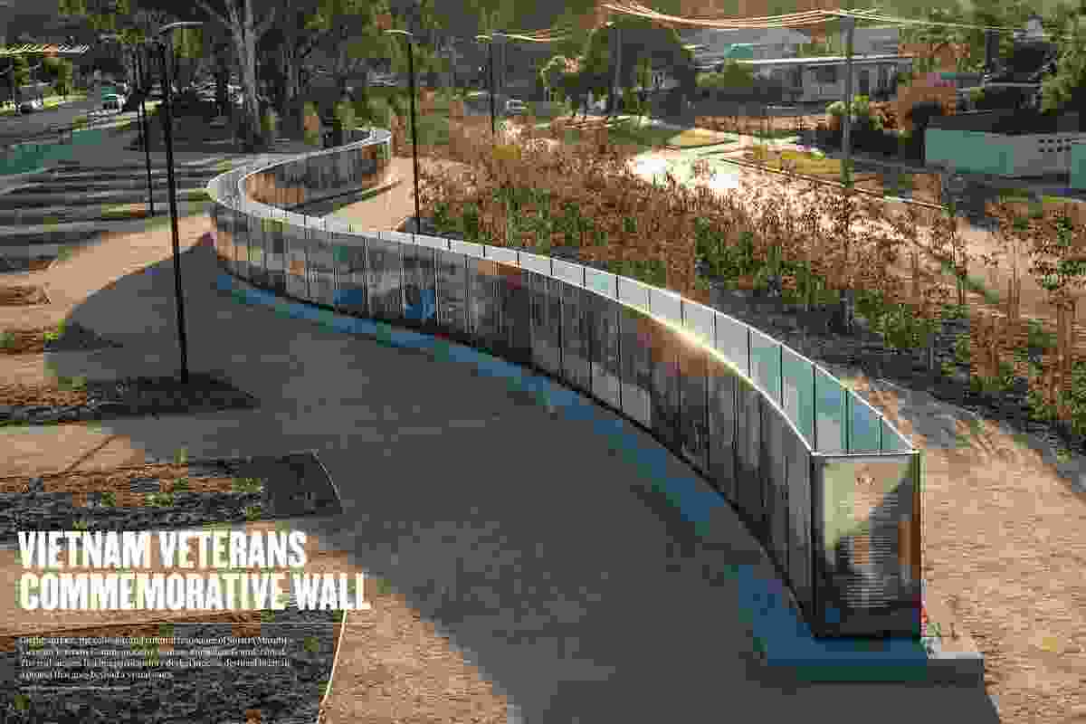 Vietnam Veterans Commemorative Wall by Sinatra Murphy.