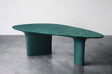 The Jetsam Table, designed by Brodie Neill, will be a major talking point at the Ocean Terrazzo discussion.