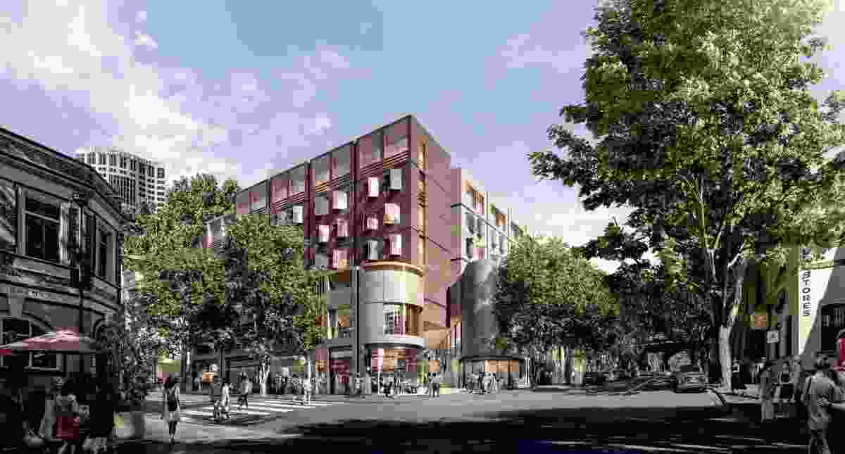 Plans for the "Quincy Hotel" at 35-75 Harrington Street in The Rocks precinct.