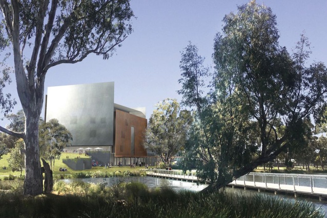 Denton Corker Marshall's design for the new Shepparton Art Museum.