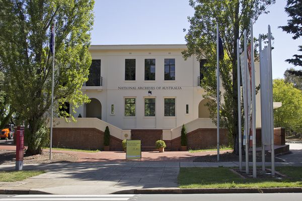 National Archives of Australia in Parkes, Australian Capital Territory.  by Bidgee, licensed under  CC BY-SA 3.0 AU