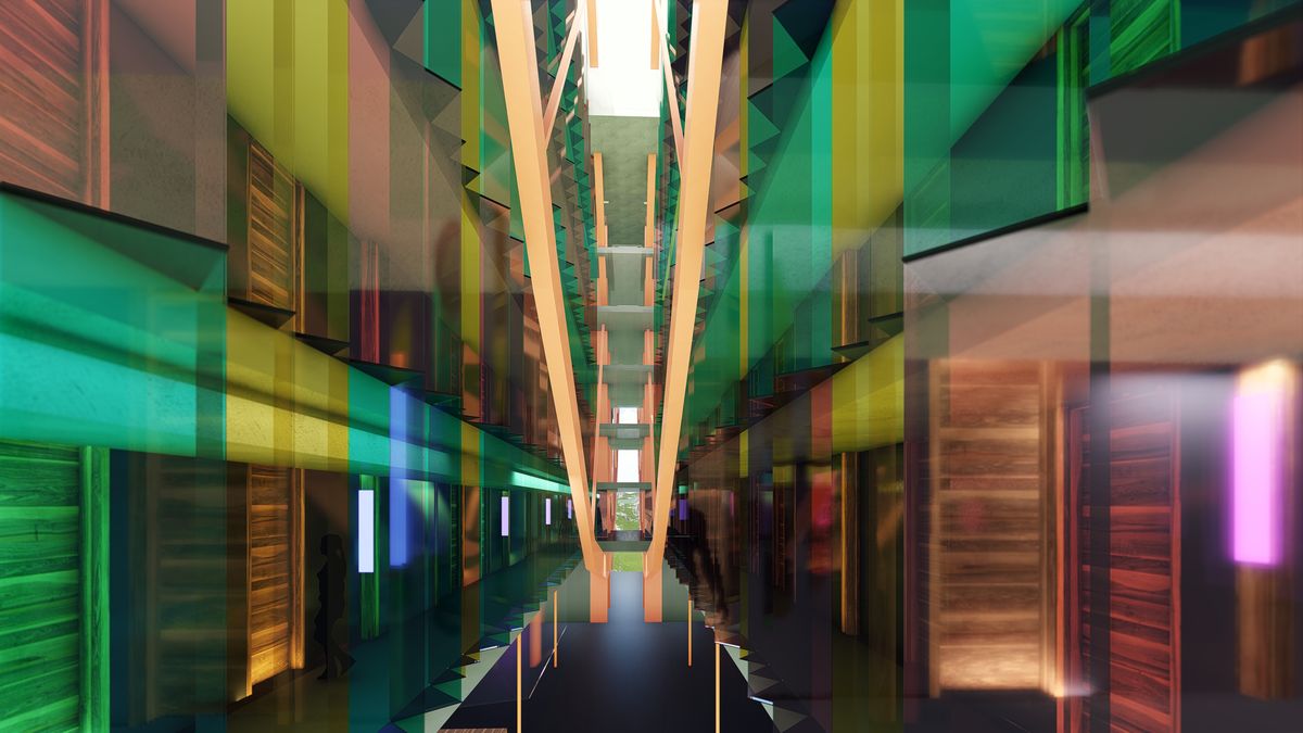 trolley’ MONA hotel development heads for planning assessment ArchitectureAu