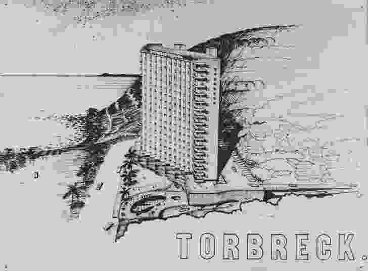 A sketch of Torbreck highrise housing development proposed for Burleigh Heads.