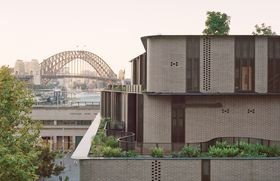 Studio Bright’s recreational roof garden provides a green outlook for the apartments in the taller blocks.