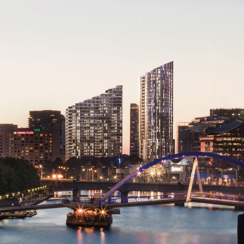 Triple tower complex approved for Melbourne's Yarra riverfront ...