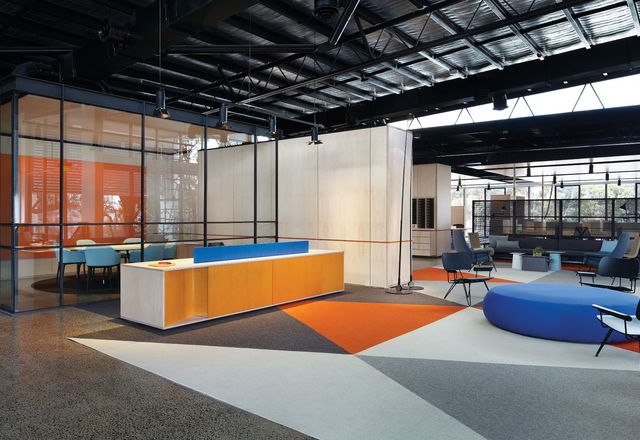 Kennards self storage head office is “a series of spaces within a space.”