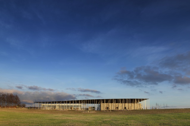 Stonehenge Exhibition + Visitor Centre (UK) by Denton Corker Marshall.