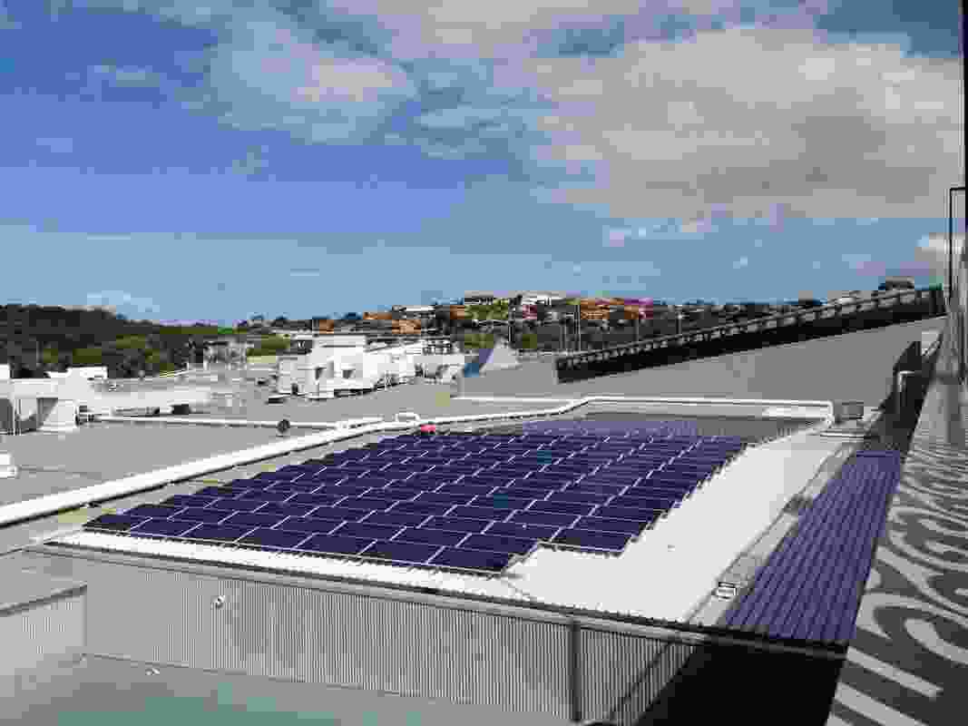 The photovoltaic solar panels on top of Shellharbour Shopping Centre in Wollongong will produce an average of 4,789 kilowatt hours per day.