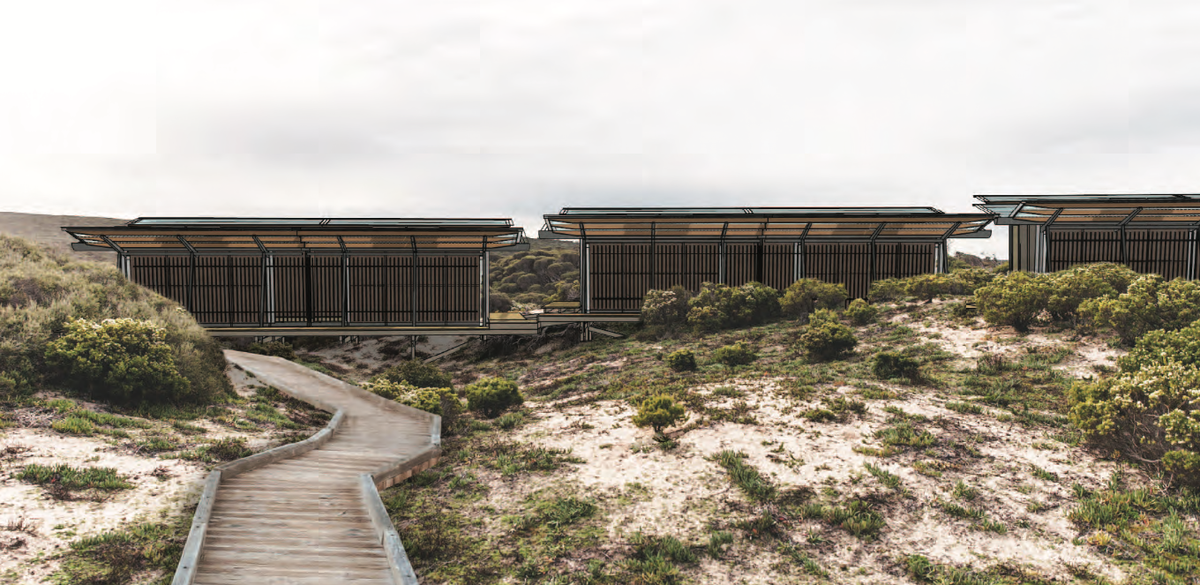 Kangaroo Island lodges designed by Troppo Architects.
