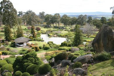 The five-hectare Japanese Garden at Cowra, New South Wales designed by Ken Nakajima. 