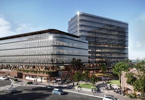 The proposed Geelong Civic Precinct by Cox Architecture.