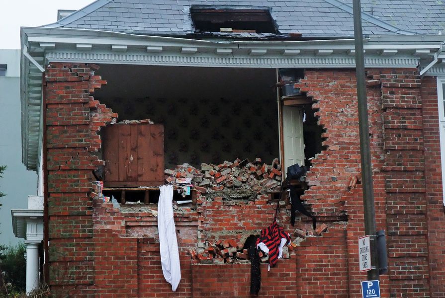 Not feeling resilient: a scene from post-earthquake Christchurch, New Zealand, 2011.