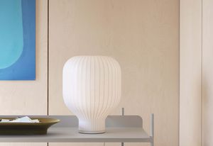 Strand is a voluminous yet materially efficient lighting range for Muuto.