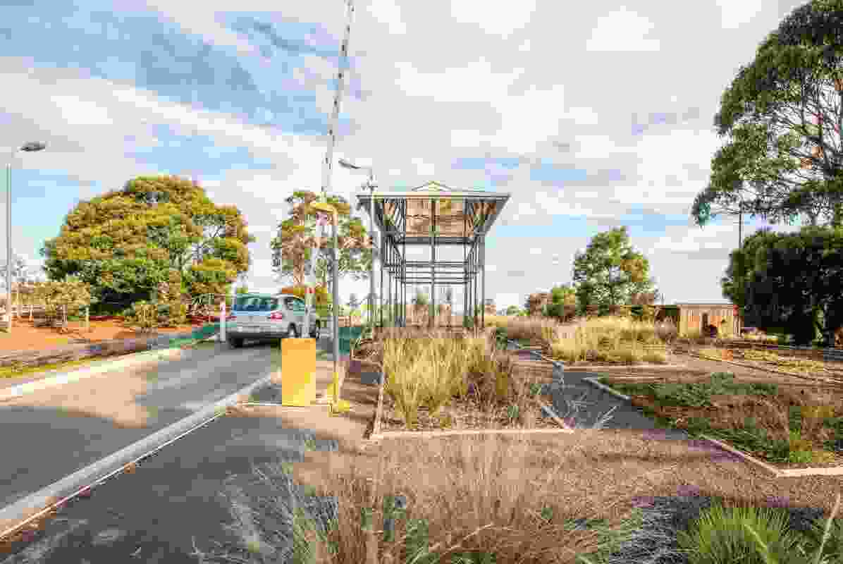At the entrance, the old weighbridge will become an armature for native vines – a fitting introduction to the post-industrial landscape.