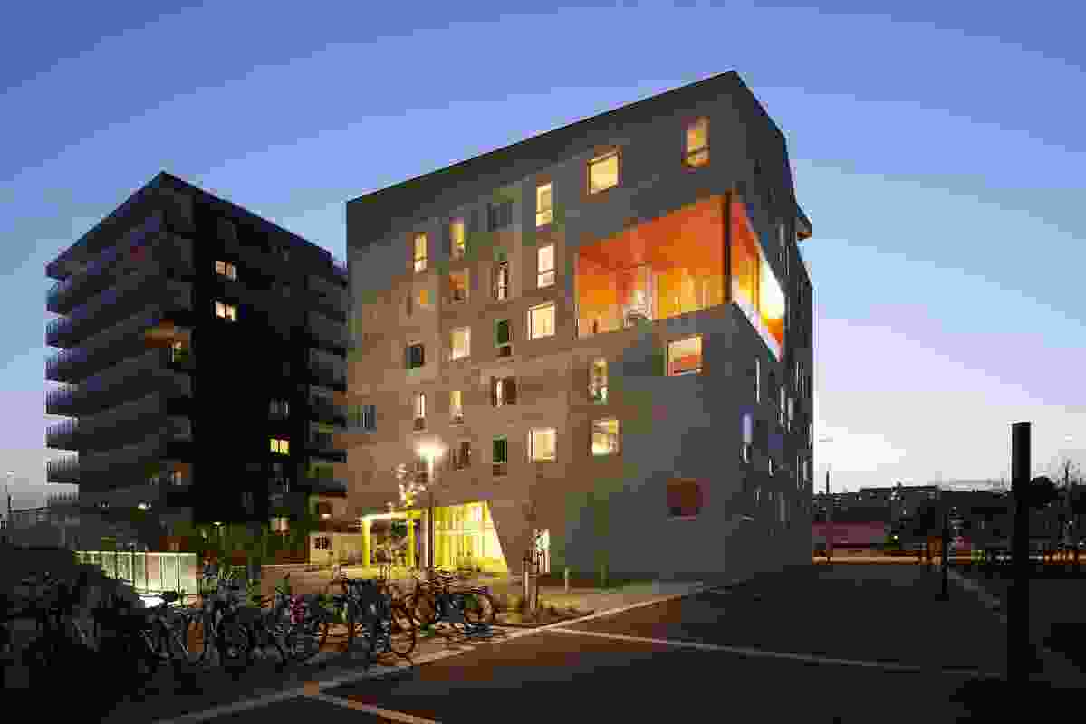 Vulkanen: Aarhus Student Housing (Denmark) by Terroir and CUBO Arkitekter in association.