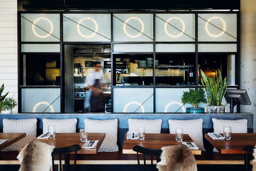 The 2015 Winner of Best Restaurant Design – 
Beccafico by Matt Woods Design.