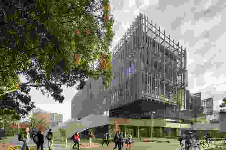 Melbourne School of Design by John Wardle Architects and NADAAA in collaboration.