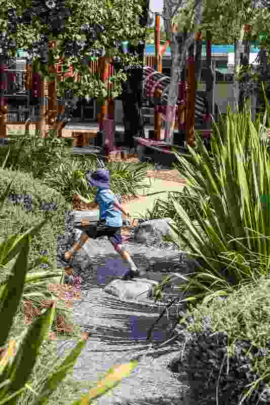 Kawana Waters State College Prep Play Space by Greenedge Design won a Landscape Architecture Award in the Play Spaces category of the 2021 AILA QLD Landscape Architecture Awards