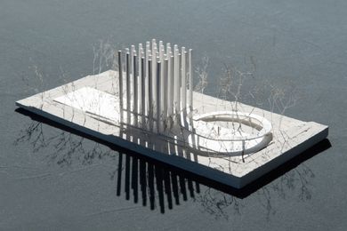 The proposed Less pavilion by Pezo von Ellrichsausen.