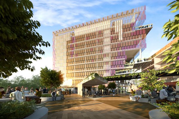 The proposed Sustainable Futures building designed by Lyons and M3 Architecture.