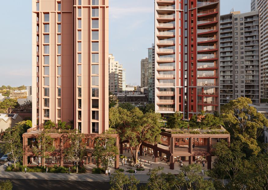 Two-tower proposal in Sydney's Chatswood on exhibition | ArchitectureAu
