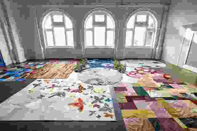 Australian luxury rug brand Art Hide have collaborated with New York interior designer Sasha Bikoff to develop a new collection of bold rugs.