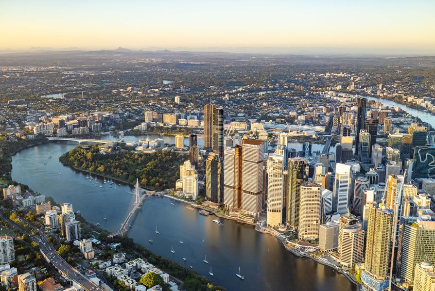 Dual towers to rise from Brisbane riverfront ArchitectureAu