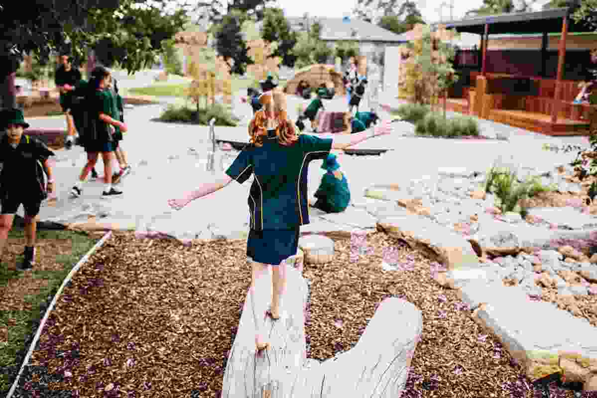 Paringa Park Primary School by Peter Semple Landscape Architects won a Landscape Architecture Award in the Health and Education Landscape category.