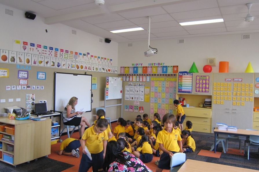 Classroom Acoustics Improved With Csr Ecophon Ceiling Tiles