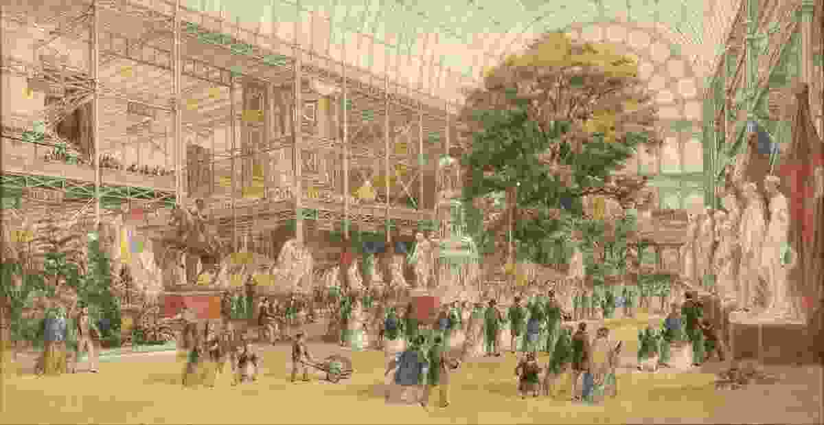 Queen Victoria opening the 1851 Universal Exhibition, at the Crystal Palace in London by Thomas Abel Prior, licensed under Public domain