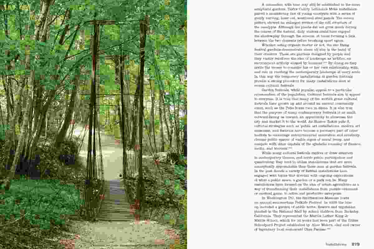 Spread from Future Park: Imagining Tomorrow's Urban Parks.