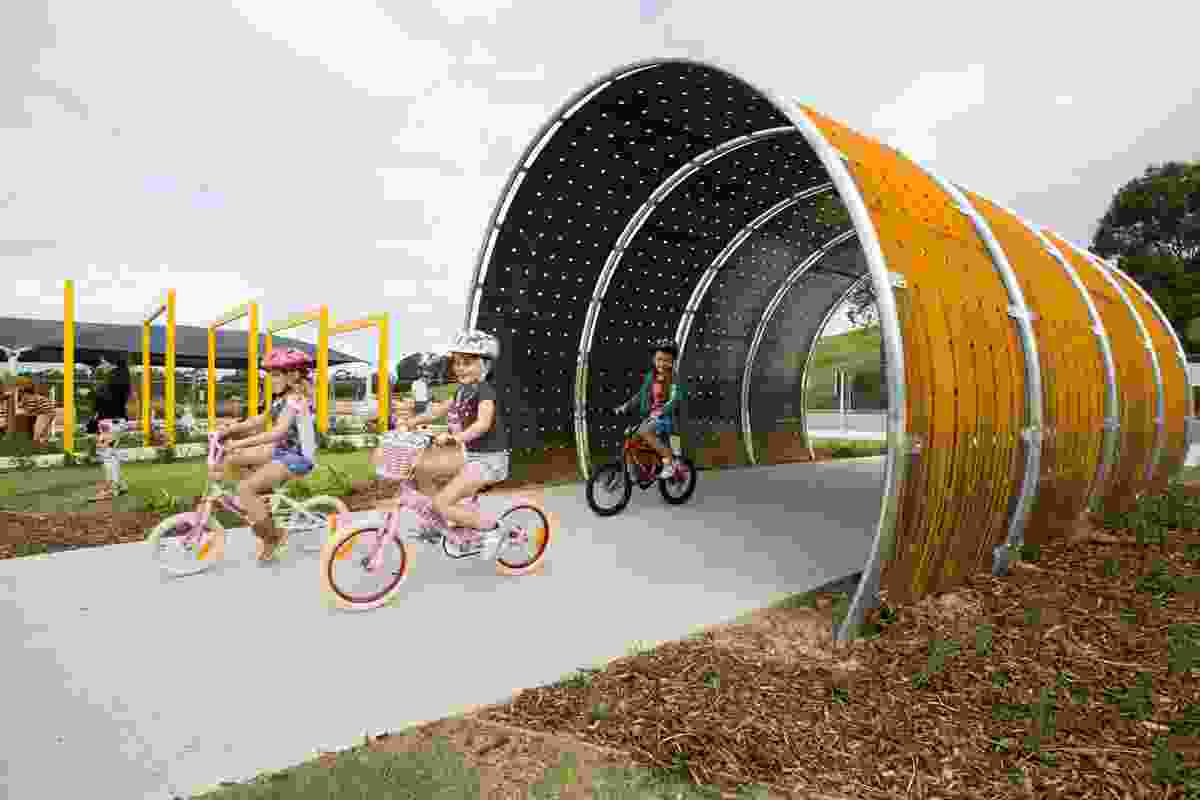 Sydney Park Bike Track by Turf Design Studio and Environmental Partnership.