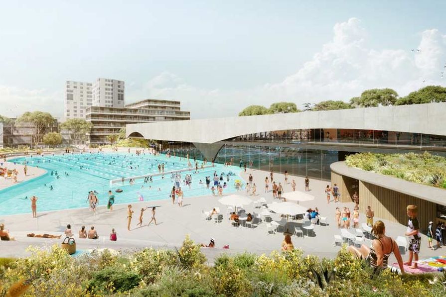green square aquatic centre