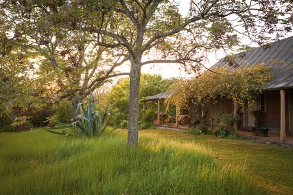 The colonial garden at Cox’s Cottage, at Mulgoa, west of Sydney, at the foot of the Blue Mountains.